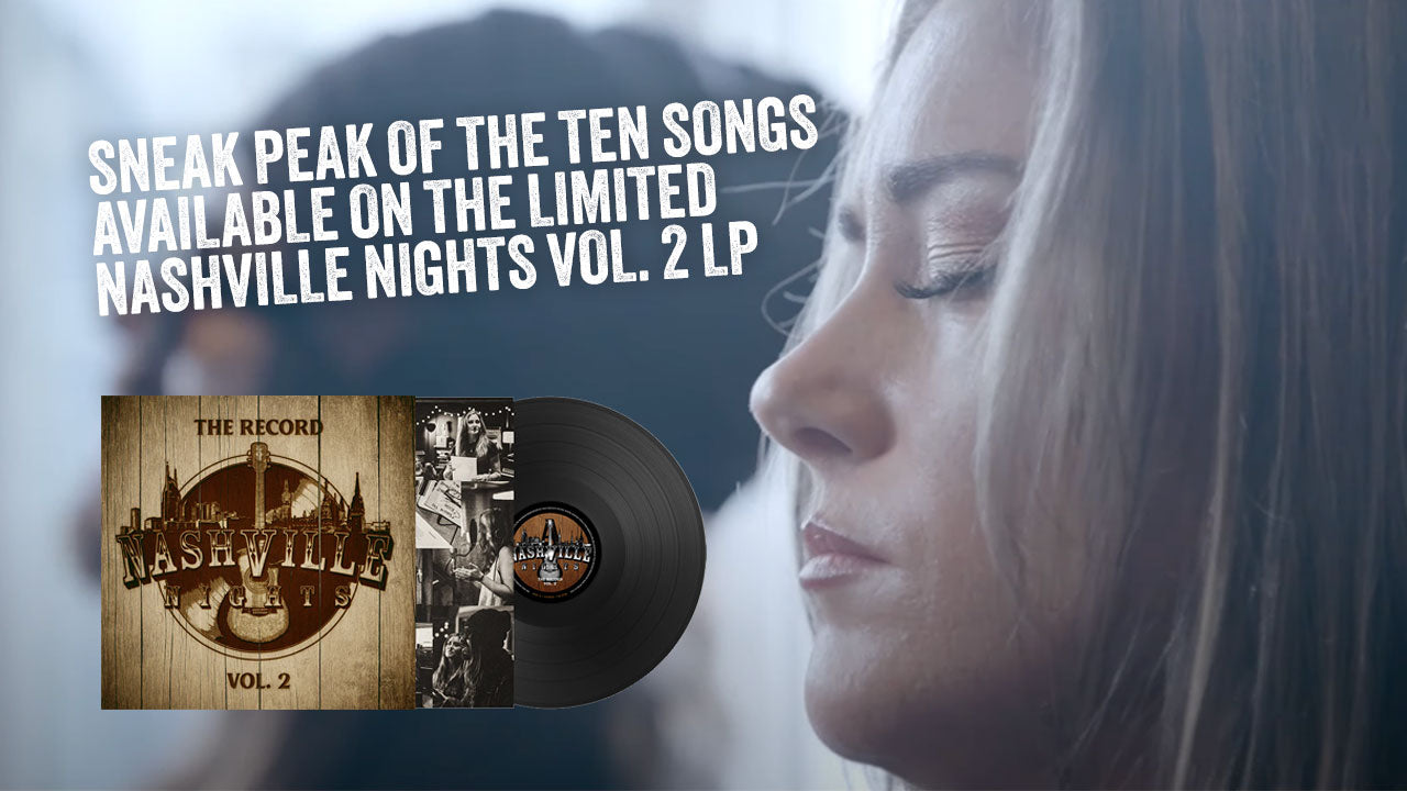 Indlæs video: neak peak of the ten songs from the Nashville Nights Vol. 2 LP